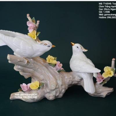 TƯỢNG ĐÔI CHIM TRẮNG HẠNH PHÚC